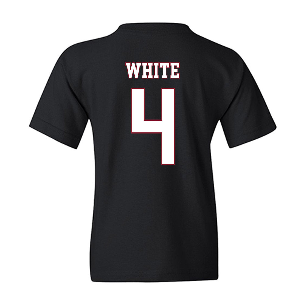 Troy - NCAA Football : Noreel White - Classic Shersey Youth T-Shirt-1