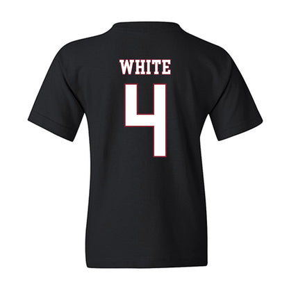 Troy - NCAA Football : Noreel White - Classic Shersey Youth T-Shirt-1