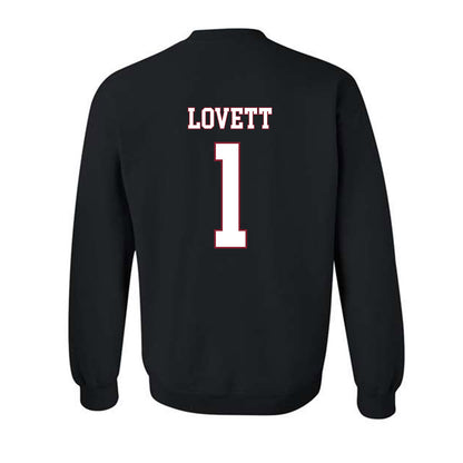 Troy - NCAA Football : Jordan Lovett - Classic Shersey Crewneck Sweatshirt-1