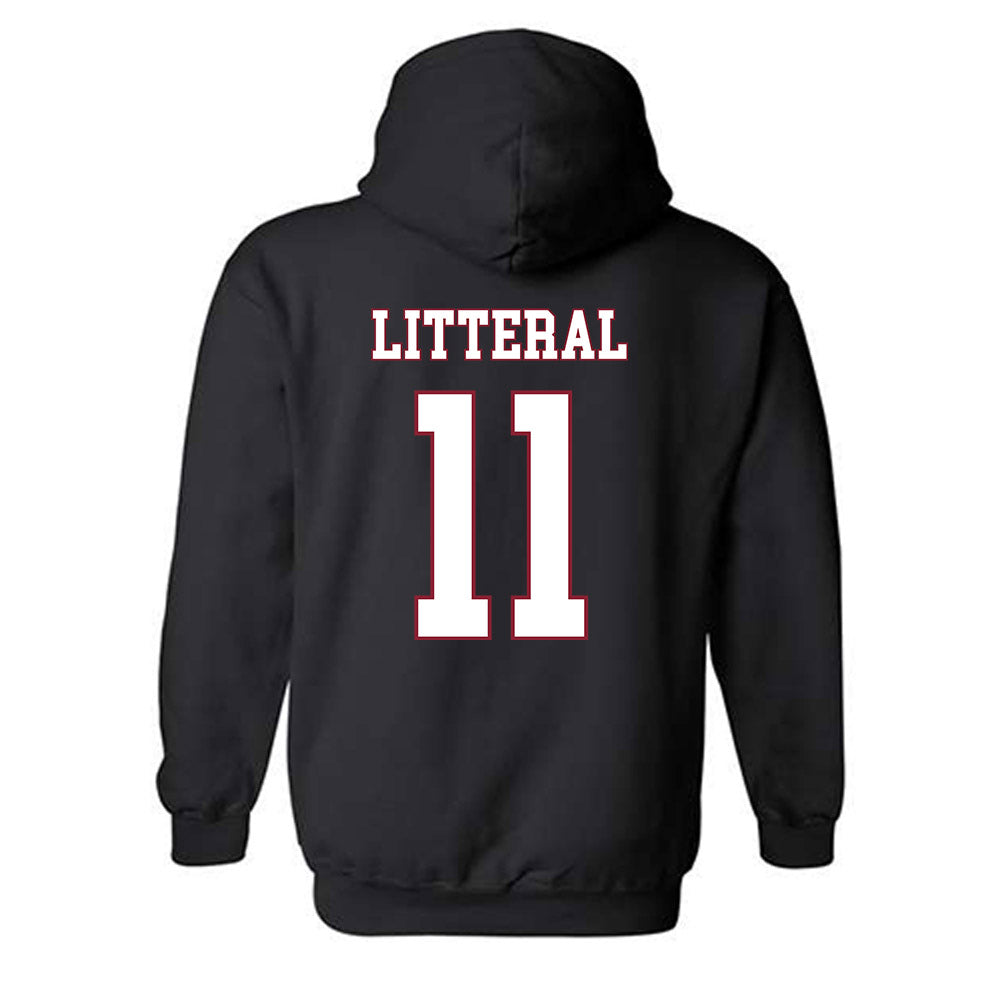 Troy - NCAA Baseball : Lucas Litteral - Classic Shersey Hooded Sweatshirt-1