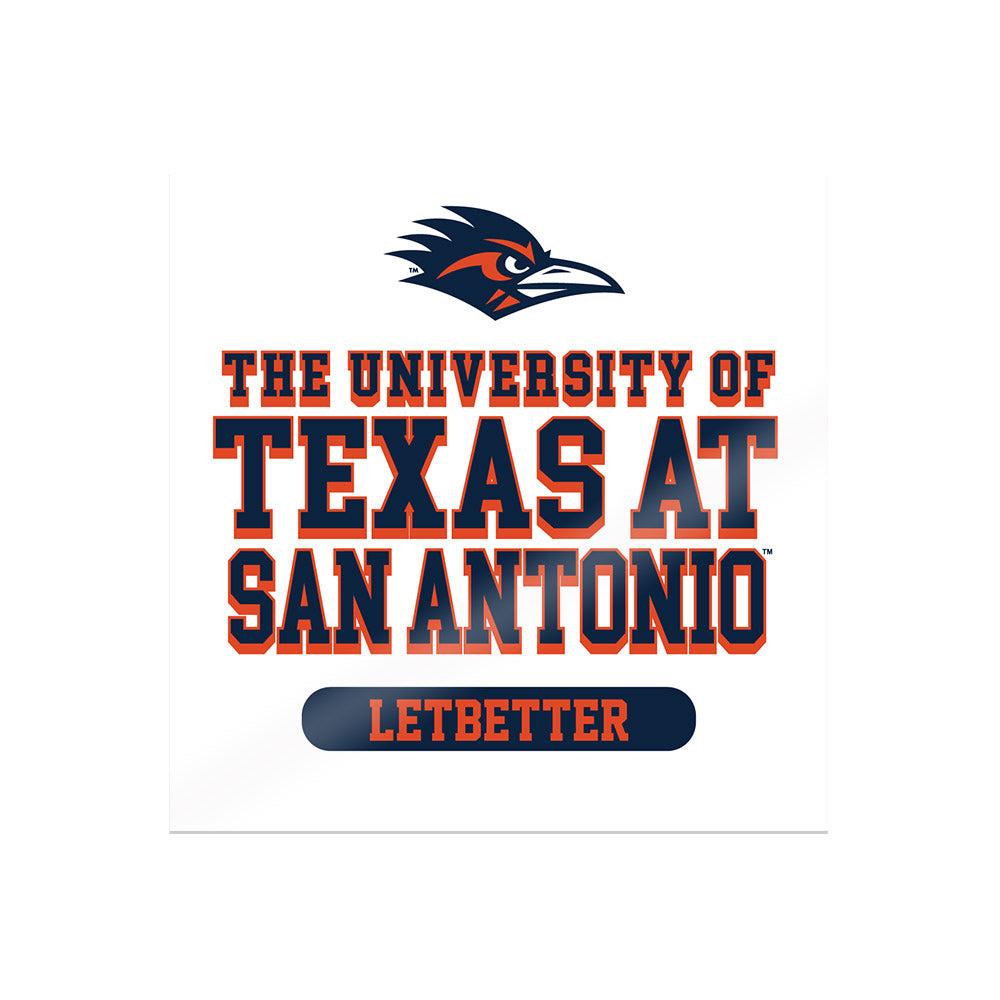 UTSA - NCAA Softball : Caton Letbetter - Sticker-0