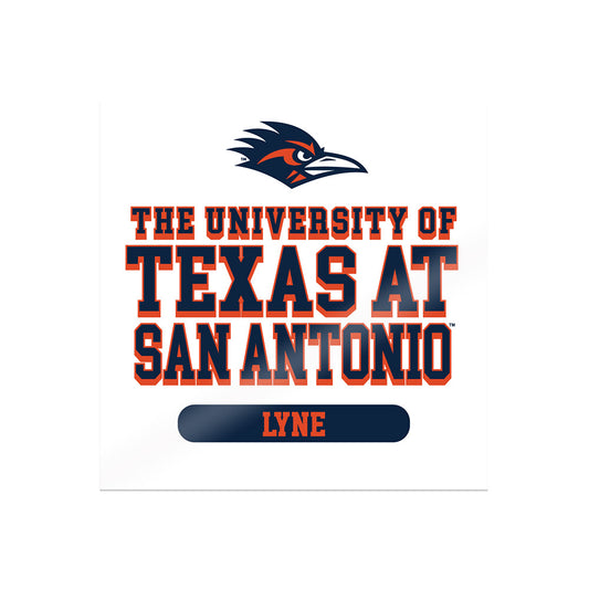 UTSA - NCAA Baseball : Blayne Lyne - Sticker-0