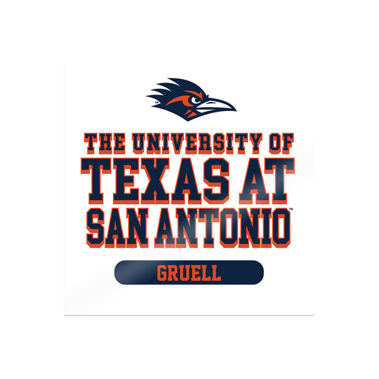 UTSA - NCAA Baseball : Garrett Gruell - Sticker-0
