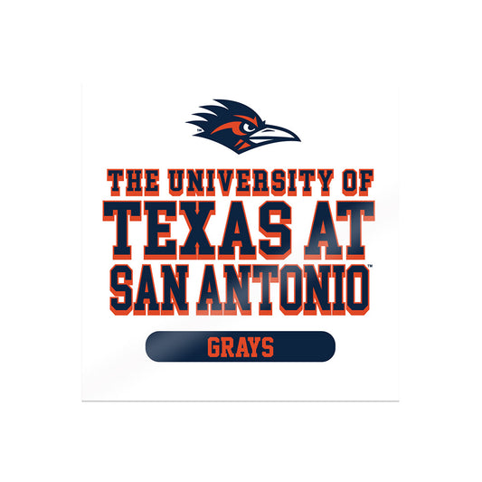 UTSA - NCAA Football : Bryce Grays - Sticker-0
