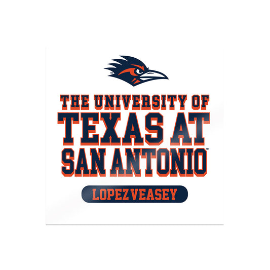 UTSA - NCAA Football : Jacob Lopez-Veasey - Sticker-0