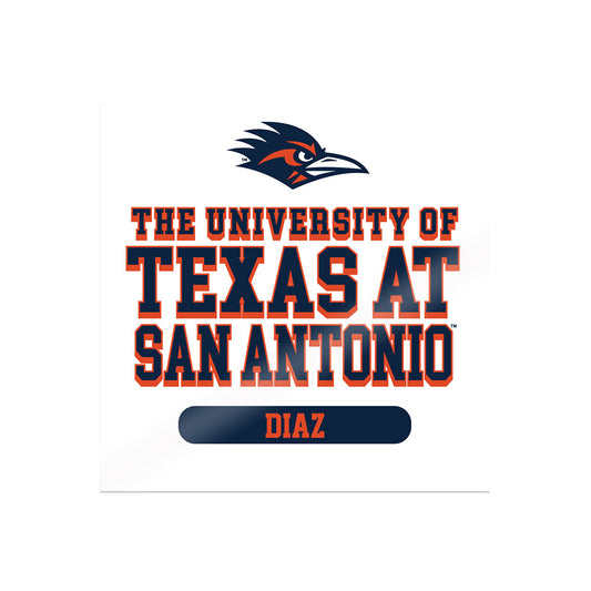 UTSA - NCAA Baseball : Diego Diaz - Sticker-0