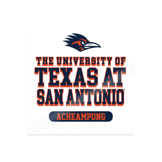 UTSA - NCAA Football : Collins Acheampong - Sticker-0