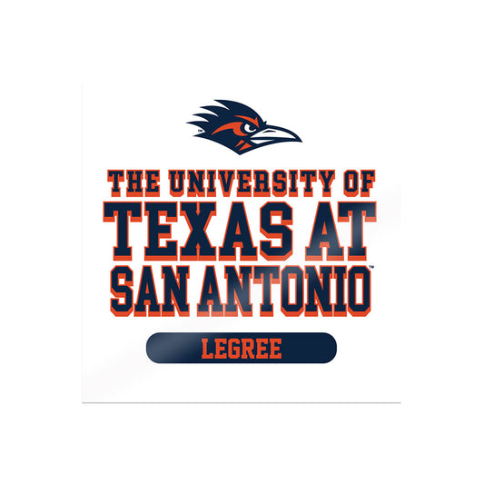 UTSA - NCAA Men's Basketball : Josiah LeGree - Sticker-0
