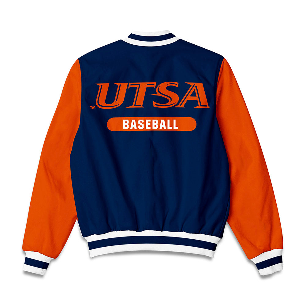 UTSA - NCAA Baseball : Mason Jacob - Bomber Jacket-1