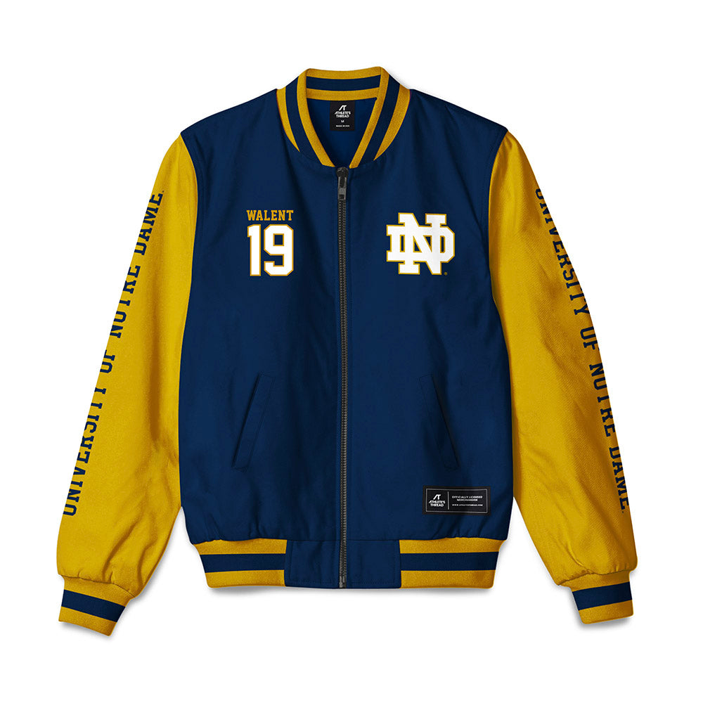 Notre Dame - NCAA Men's Soccer : Vlad Walent - Bomber Jacket-0
