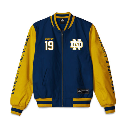 Notre Dame - NCAA Men's Soccer : Vlad Walent - Bomber Jacket-0