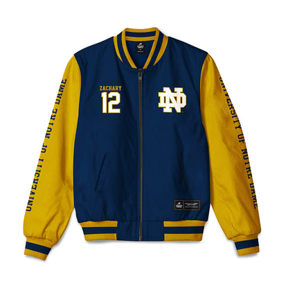Notre Dame - NCAA Softball : Ava Zachary - Bomber Jacket-0