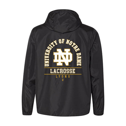 Notre Dame - NCAA Women's Lacrosse : Abigail Lyons - Windbreaker-1