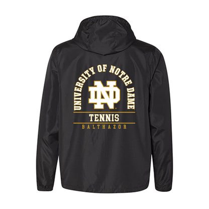 Notre Dame - NCAA Men's Tennis : Nolan Balthazor - Windbreaker-1