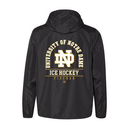 Notre Dame - NCAA Men's Ice Hockey : Paul Fischer - Windbreaker