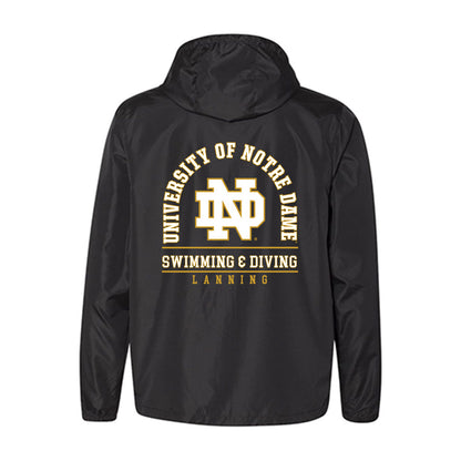 Notre Dame - NCAA Women's Swimming & Diving : Gracyn Lanning - Windbreaker-1