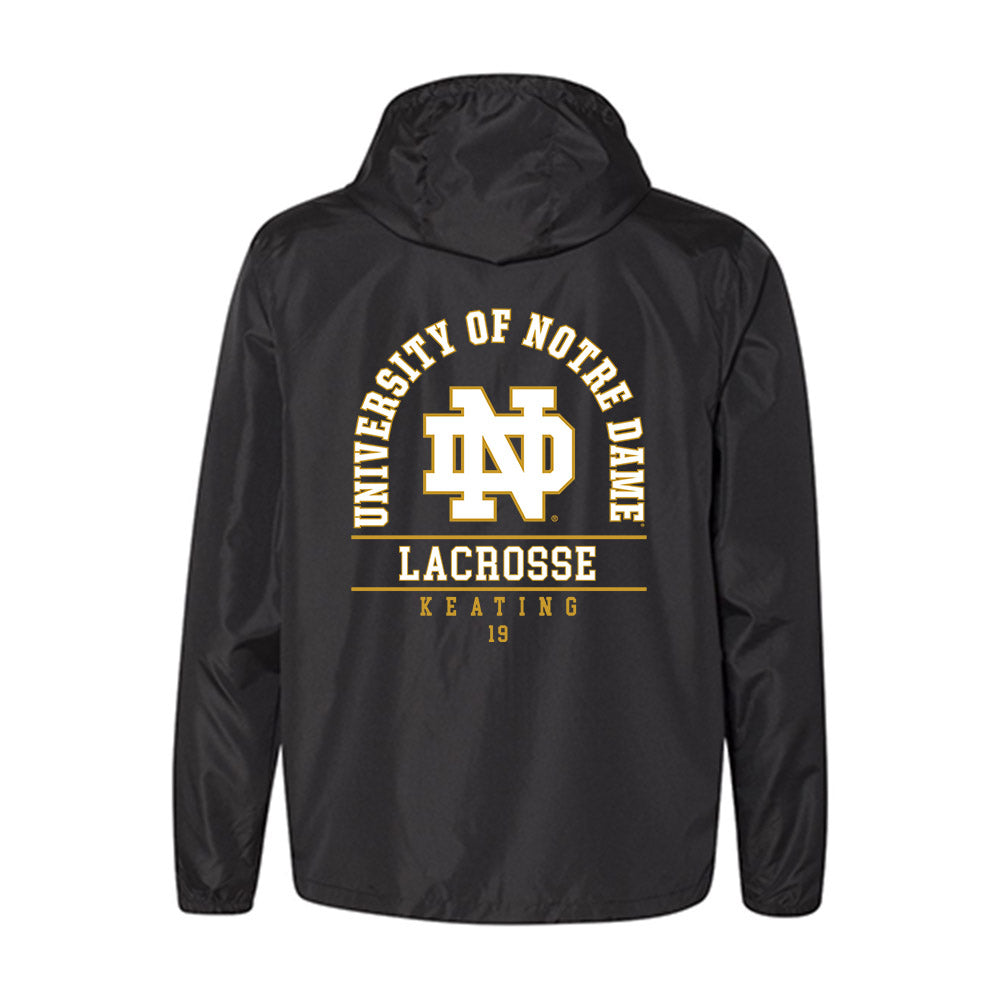 Notre Dame - NCAA Women's Lacrosse : Hadley Keating - Windbreaker