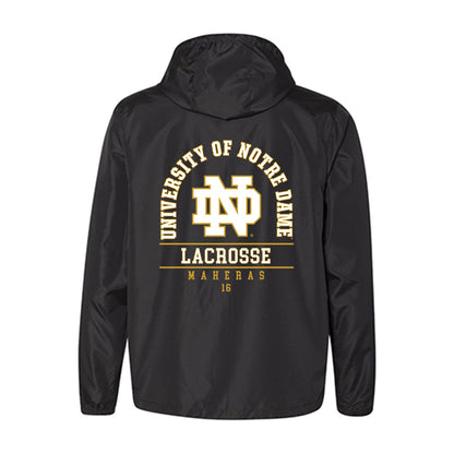 Notre Dame - NCAA Men's Lacrosse : Will Maheras - Windbreaker-1
