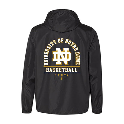 Notre Dame - NCAA Men's Basketball : Cole Certa - Windbreaker-1