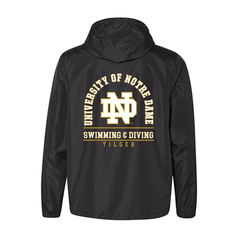 Notre Dame - NCAA Women's Swimming & Diving : Camryn Tilger - Windbreaker-1