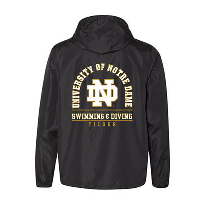Notre Dame - NCAA Women's Swimming & Diving : Camryn Tilger - Windbreaker-1