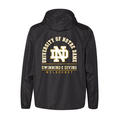 Notre Dame - NCAA Women's Swimming & Diving : Caroline Mulrooney - Windbreaker-1