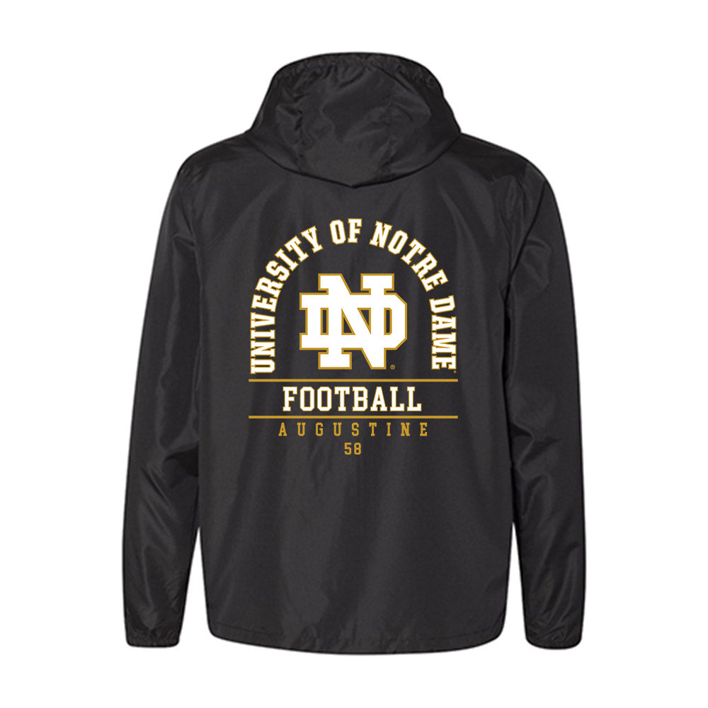 Notre Dame - NCAA Football : Matty Augustine - Windbreaker-1
