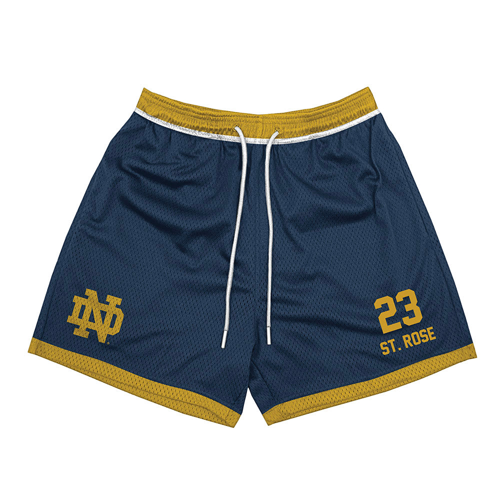 Notre Dame - NCAA Women's Basketball : Madison St. Rose - Shorts-0