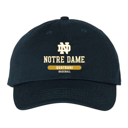 Notre Dame - NCAA Baseball : Mark Quatrani - Dad Hat-0