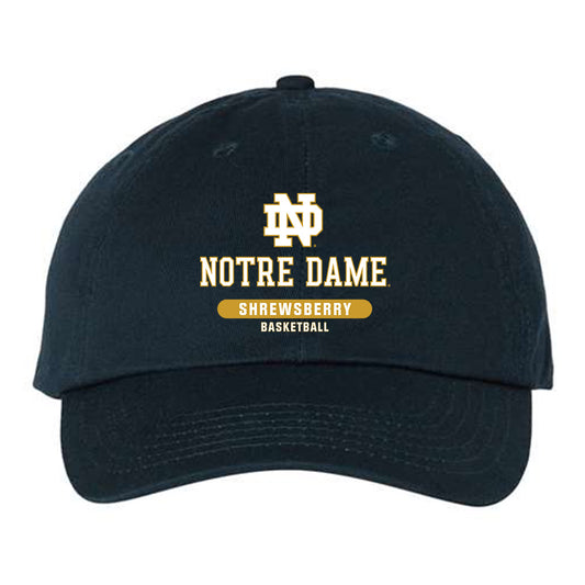 Notre Dame - NCAA Men's Basketball : Braeden Shrewsberry - Dad Hat-0