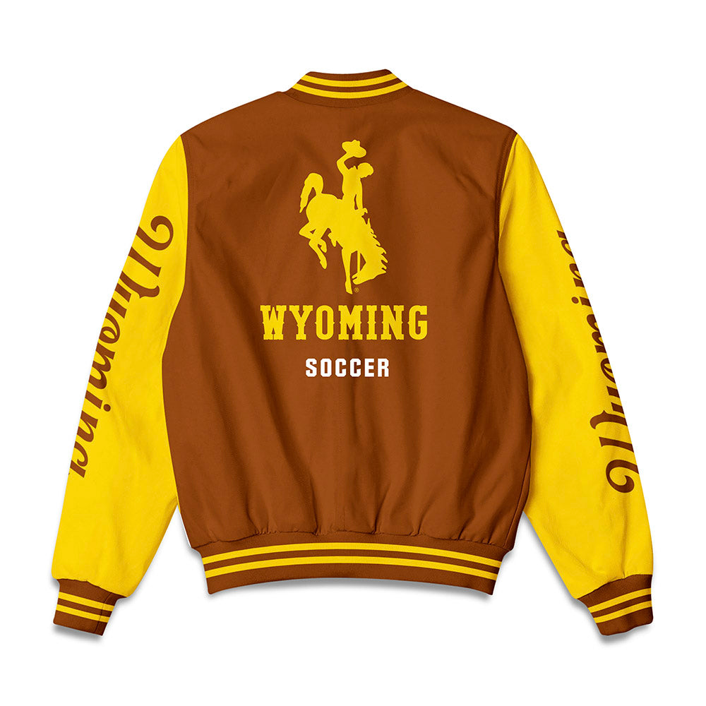 Wyoming - NCAA Women's Soccer : Alyssa Glover - Bomber Jacket-1