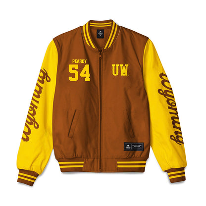 Wyoming - NCAA Football : Jonathan Pearcy - Bomber Jacket-0