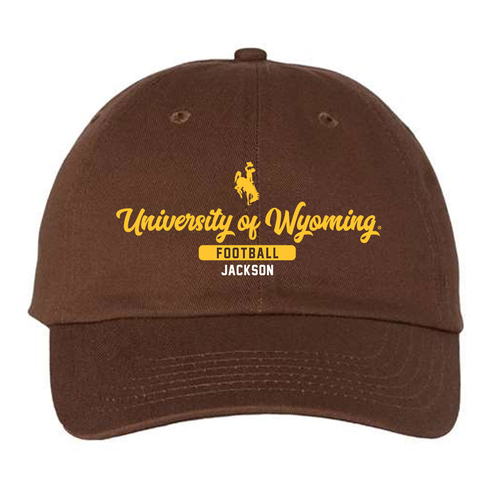 Wyoming - NCAA Football : Xavier Jackson - Dad Hat-0