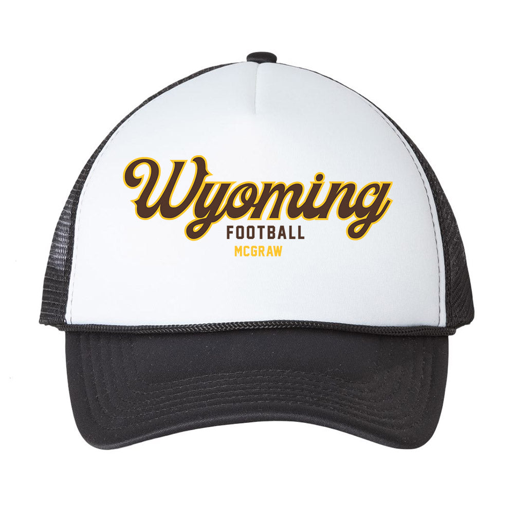 Wyoming - NCAA Football : Junus McGraw - Trucker Hat-0
