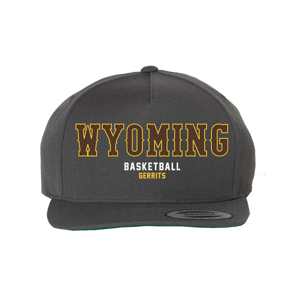 Wyoming - NCAA Men's Basketball : Parker Gerrits - Snapback Hat-0