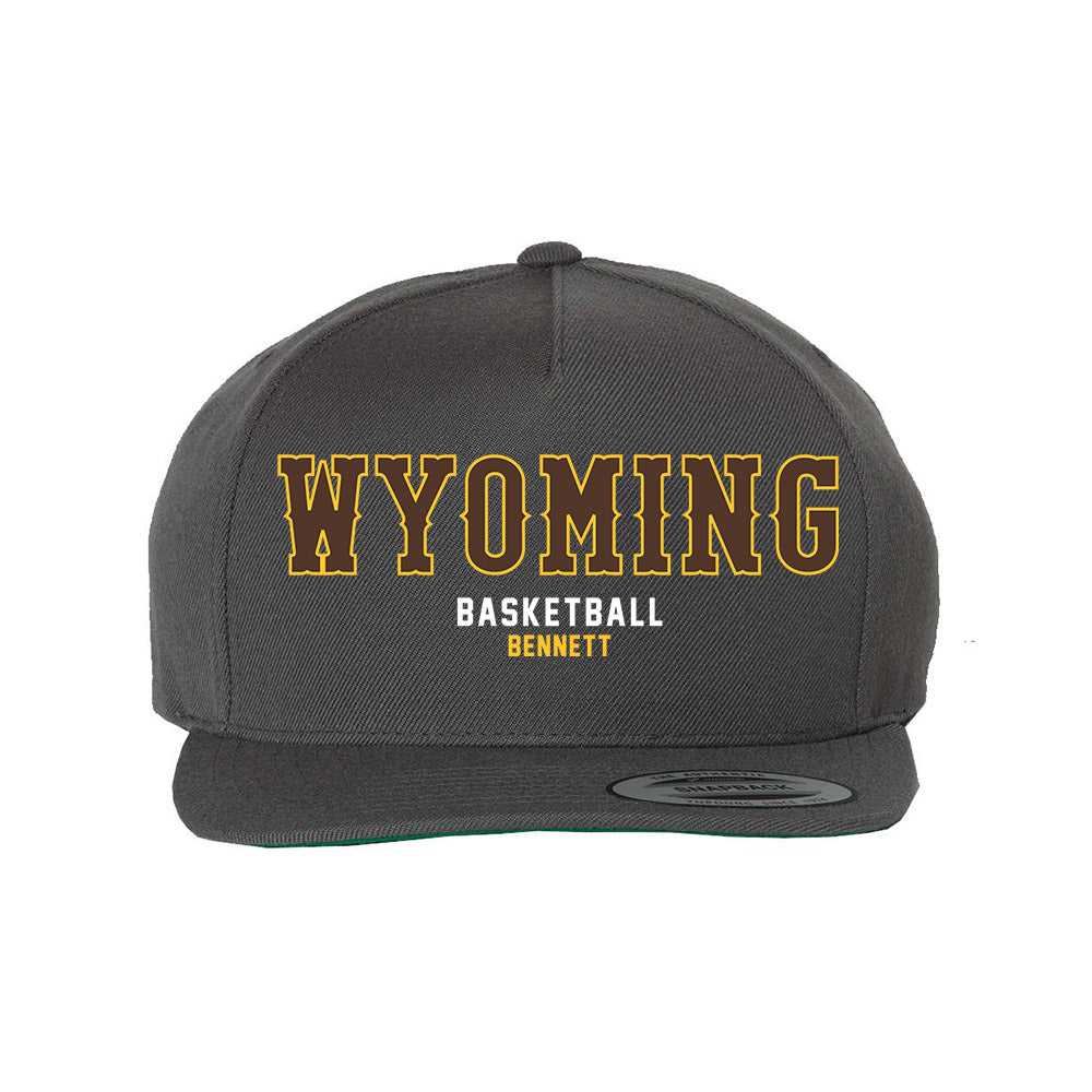 Wyoming - NCAA Men's Basketball : Khaden Bennett - Snapback Hat-0