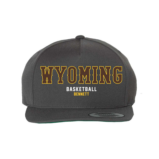 Wyoming - NCAA Men's Basketball : Khaden Bennett - Snapback Hat-0
