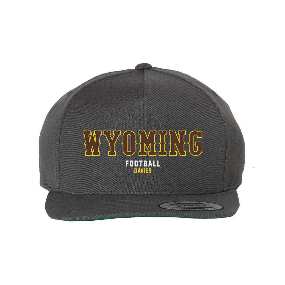 Wyoming - NCAA Football : Jake Davies - Snapback Hat