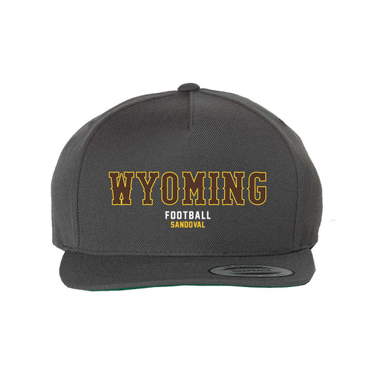 Wyoming - NCAA Football : Joaquin Sandoval - Snapback Hat