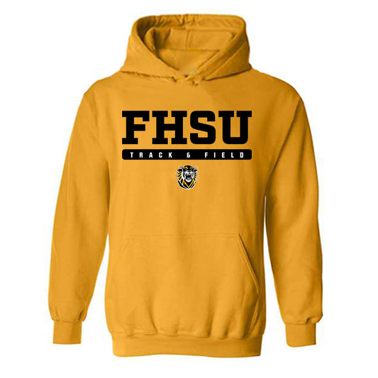 FHSU - NCAA Men's Track & Field : Noah Little - Classic Shersey Hooded Sweatshirt-0