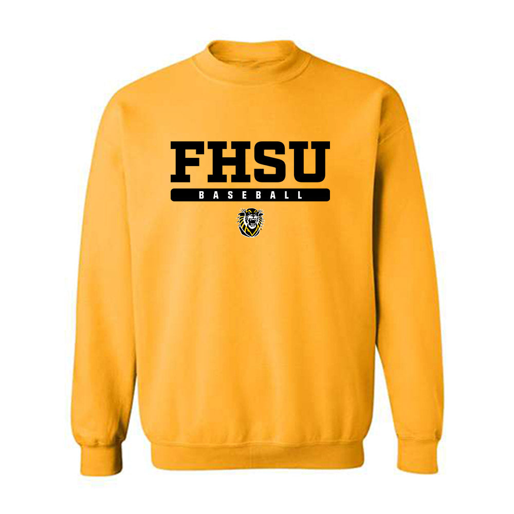 FHSU - NCAA Baseball : Caleb Camp - Classic Shersey Crewneck Sweatshirt-0