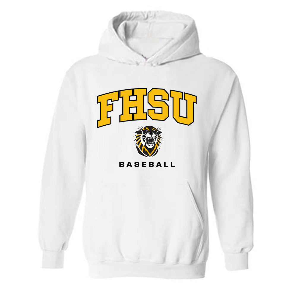 FHSU - NCAA Baseball : Kaleb Carpenter - Classic Shersey Hooded Sweatshirt-0