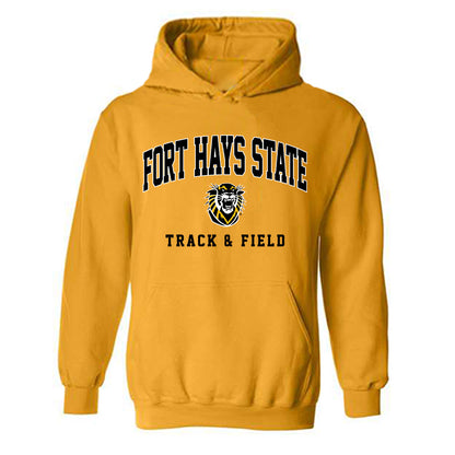 FHSU - NCAA Men's Track & Field : Logan Willour - Classic Shersey Hooded Sweatshirt-0