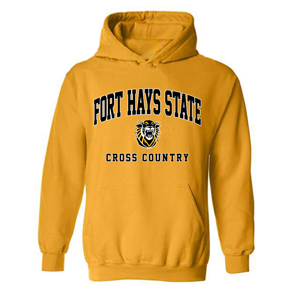 FHSU - NCAA Men's Cross Country : Taran Castro - Classic Shersey Hooded Sweatshirt-0