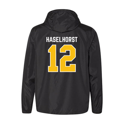 FHSU - NCAA Baseball : Dylan Haselhorst - Black Windbreaker-1