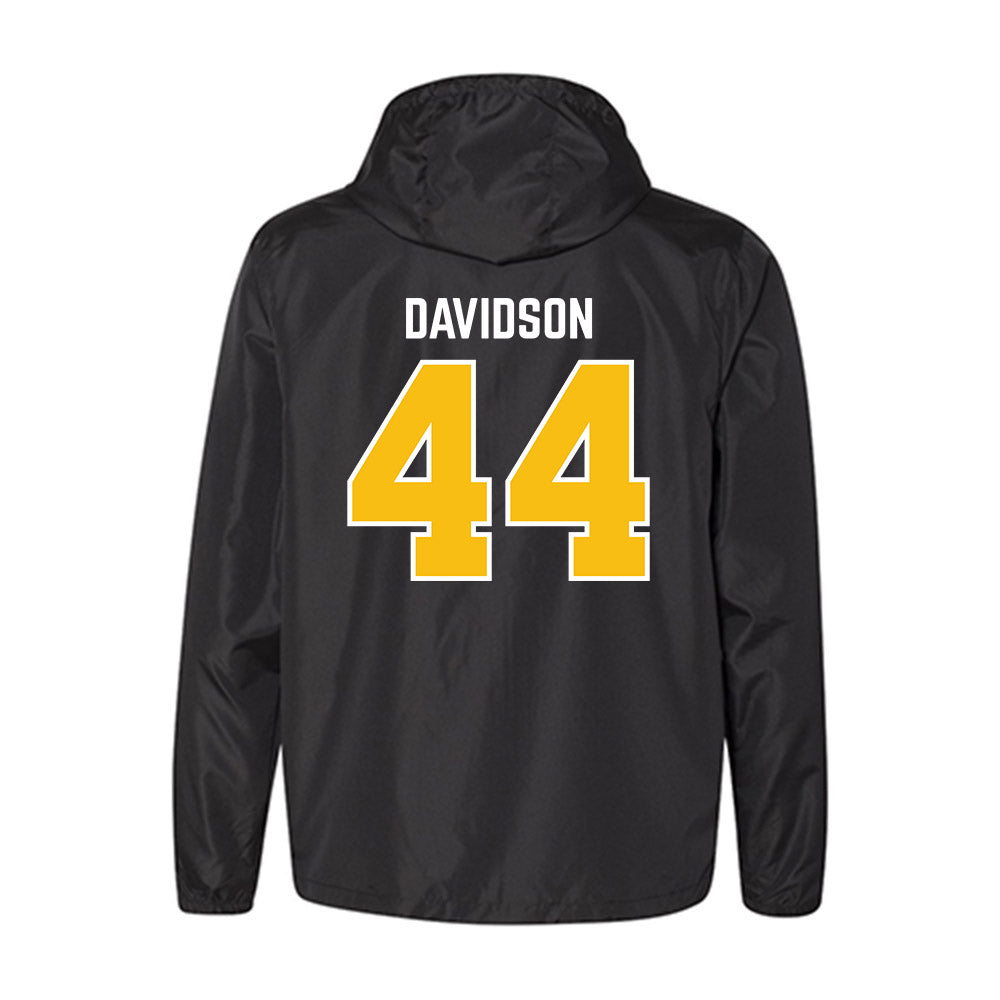 FHSU - NCAA Football : Tristen Davidson - Black Windbreaker-1