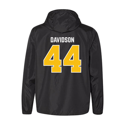 FHSU - NCAA Football : Tristen Davidson - Black Windbreaker-1