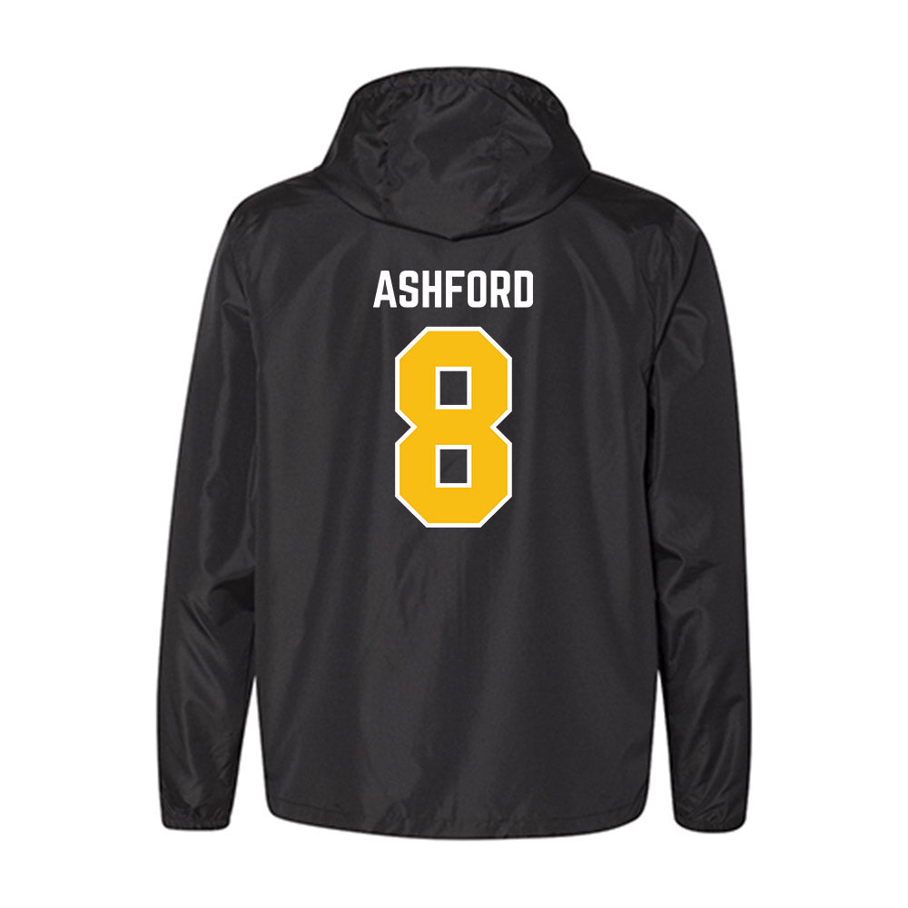 FHSU - NCAA Men's Soccer : Dylan Ashford - Black Windbreaker-1