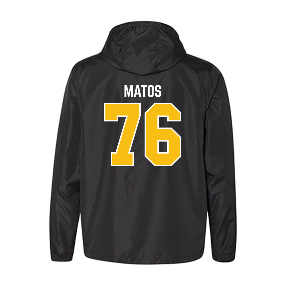 FHSU - NCAA Football : Ziah Matos - Black Windbreaker-1