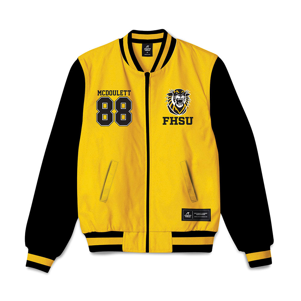 FHSU - NCAA Football : Noah McDoulett - Bomber Jacket-0